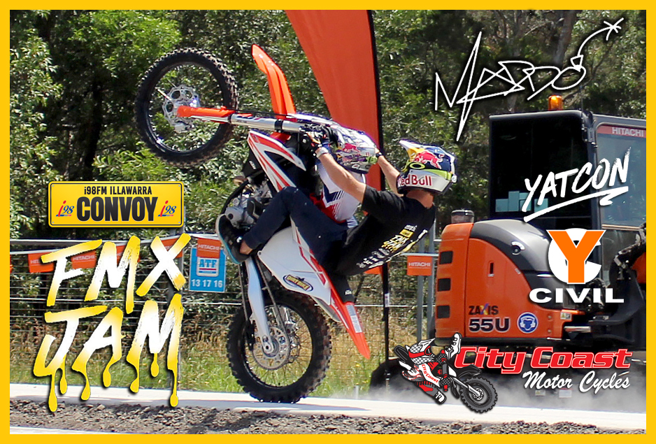 Robbie Maddison City Coast Motorcycles Yatcon Civil FMX Jam