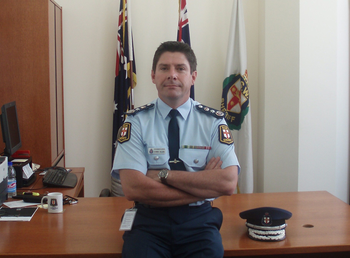 In 2008 Chris was appointed Sheriff of New South Wales